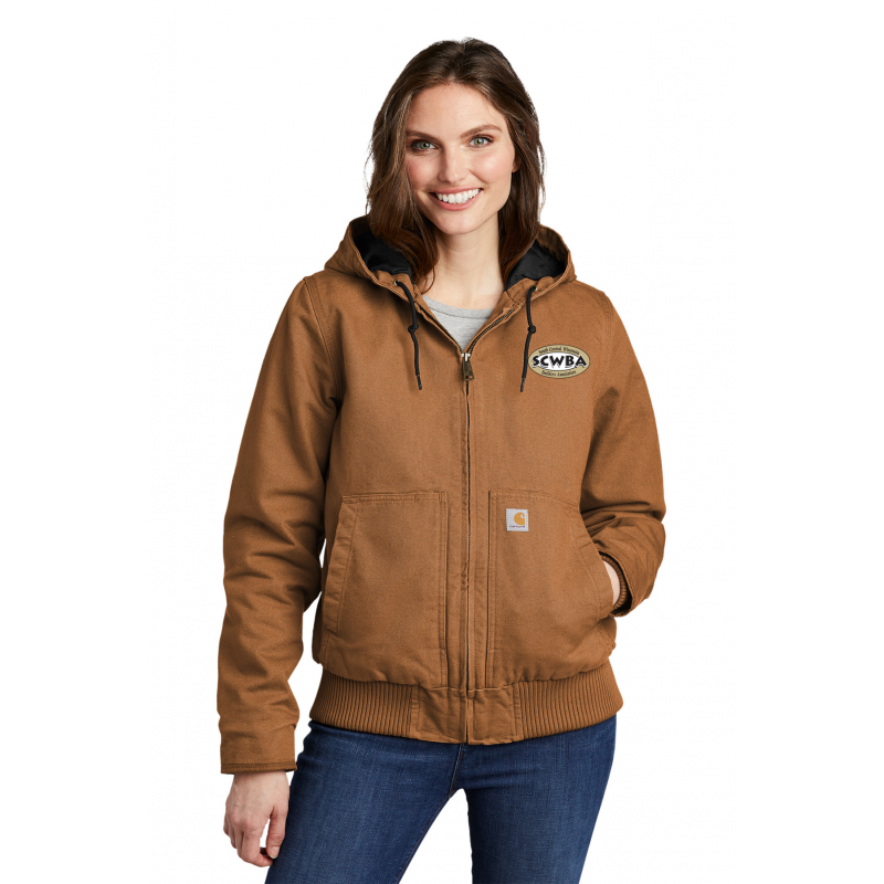 CT104053  Carhartt® Women’s Washed Duck Active Jac; EMBROIDER LOGO